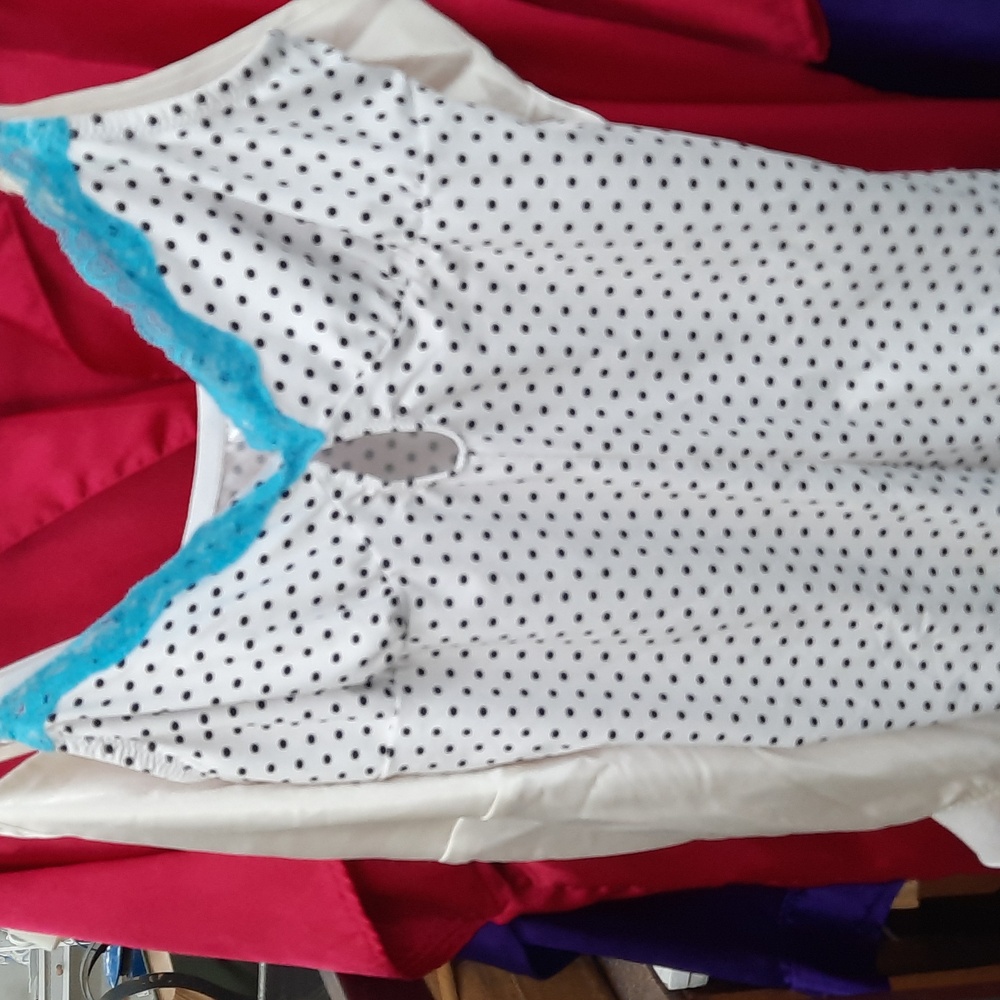 Teddy polka dot size m